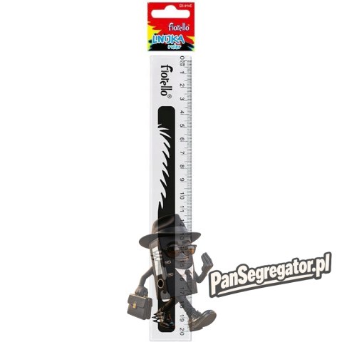 Linijka plastikowa 20cm EXTRA GR-896E FIORELLO