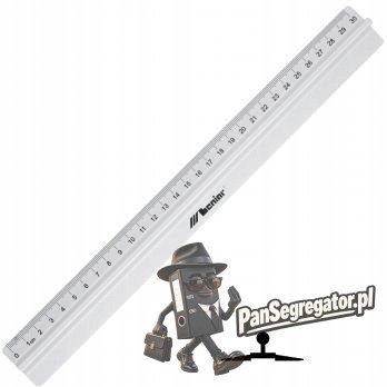 Linijka z uchwytem 20cm 30286 LENIAR