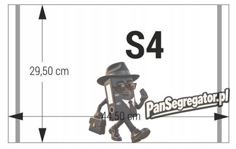 Okładka samoprzylepna S4 średnia (25szt.) OZ-55 BIURFOL