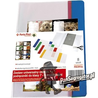 Okładki na podręczniki do klasy 7-8 z naklejkami 0402-0147-99 PANTA PLAST