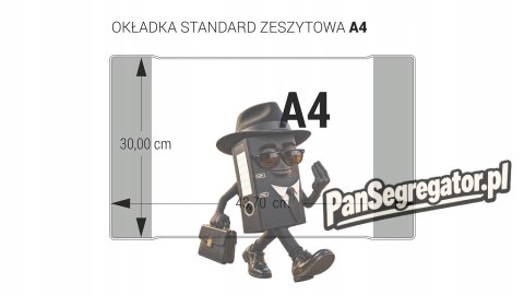 Okładki na zeszyty szkolne A4 kolorowe 25 sztuk 30x43,7cm OZK-02 BIURFOL