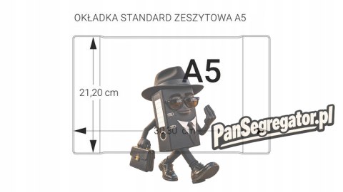Okładki na zeszyty szkolne A5 bezbarwne 10 sztuk 21,2x30,3cm OZK10-01-02 BIURFOL