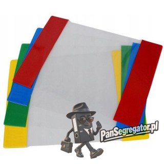 Okładki na zeszyty szkolne A5 kolorowe 10 sztuk 21,2x30,3cm OZK10-01 BIURFOL