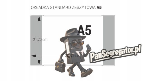 Okładki na zeszyty szkolne A5 kolorowe 50 sztuk 21,2x30,3cm OZK-01 BIURFOL