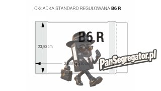 Okładki regulowane na książki i zeszyty B6 bezbarwne 5 sztuk 23,9x33-35,7cm OZB5-42 BIURFOL