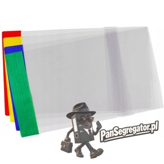 Okładki regulowane na zeszyty szkolne A5 kolorowe 25 sztuk 21,2x29,3-32cm OZK-44 BIURFOL
