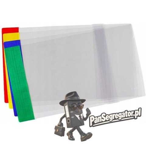 Okładki regulowane na zeszyty szkolne A5 kolorowe 25 sztuk 21,2x29,3-32cm OZK-44 BIURFOL