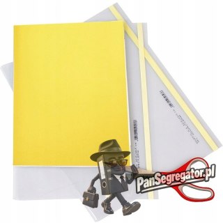 Okładki samoprzylepne na zeszyty szkolne A4 25 sztuk 32,5x48,5cm OZ-54 BIURFOL