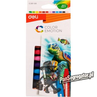 Pastele olejne COLOR EMOTION 12 kolorów EC20100 DELI