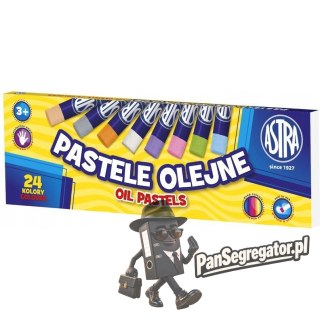 Pastele olejne zestaw 24 kolory kredki 313112002 ASTRA
