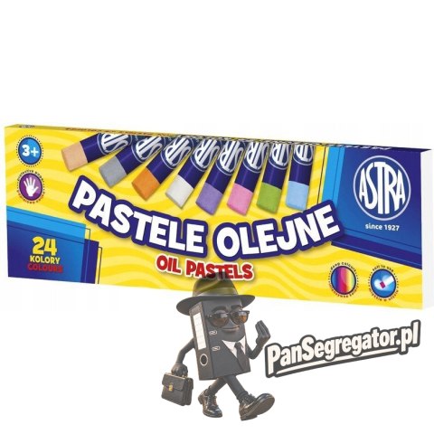 Pastele olejne zestaw 24 kolory kredki 313112002 ASTRA