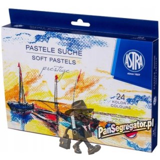 Pastele suche zestaw 24 kolory PRESTIGE kwadratowe 323120002 ASTRA