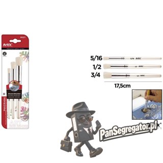 Pędzle do szablonów zestaw 3 szt. PP277 ARTIX