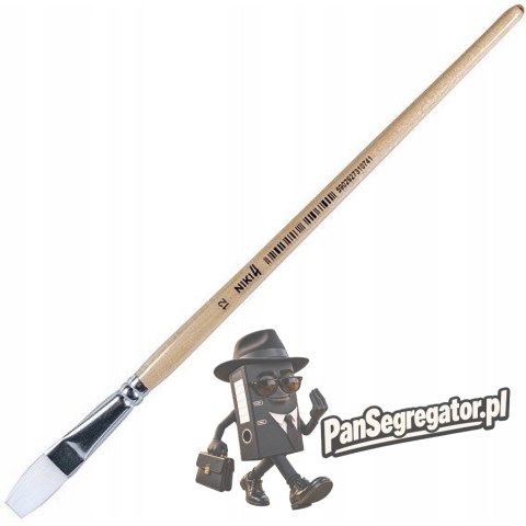 Pędzle nylonowe płaskie nr 12 6812 KOH-I-NOOR
