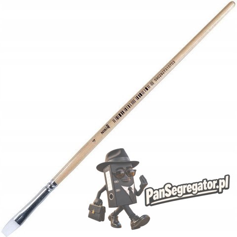 Pędzle nylonowe płaskie nr 4 6804 KOH-I-NOOR