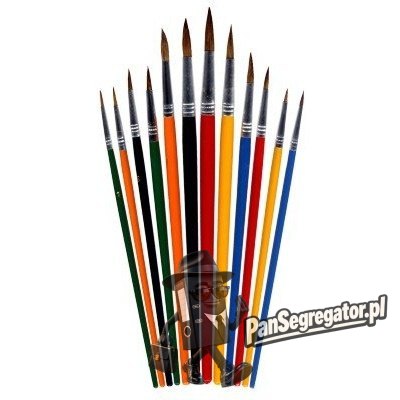 Pędzle okrągłe 252 12szt.170-1419 GRAND