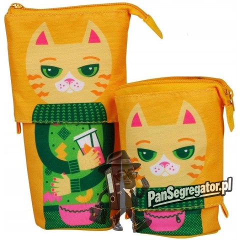Piórnik saszetka wysuwana COOL GANG KITTY + gratisy HA 2216 0810-CG06P1 Happy Color