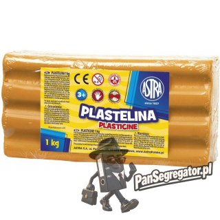 Plastelina szkolna dla dzieci 1kg pomarańczowa 303111005 ASTRA