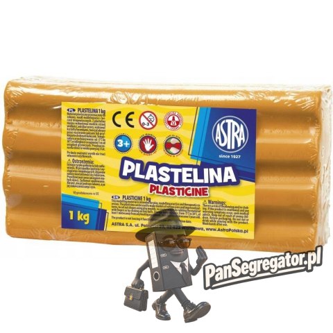Plastelina szkolna dla dzieci 1kg pomarańczowa 303111005 ASTRA