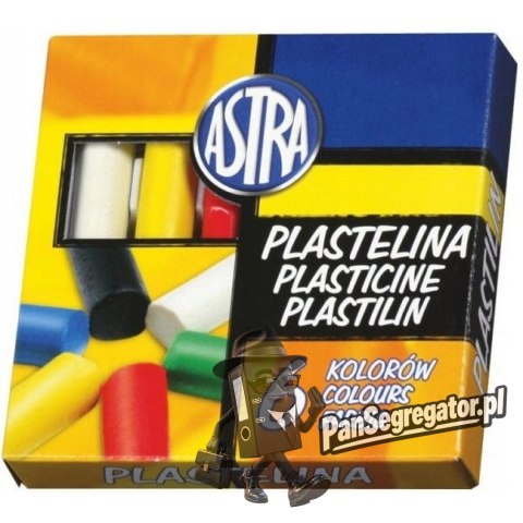Plastelina szkolna dla dzieci zestaw 6 kolorów 83811905 ASTRA