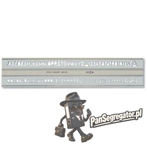 Szablon CYFROWO-LITEROWY 0.5 748006 KOH-I-NOOR