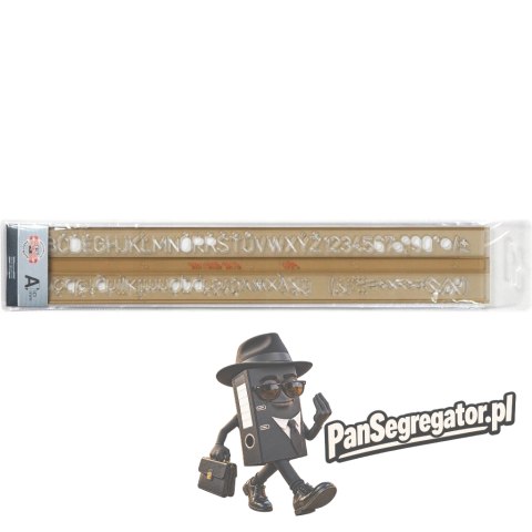 Szablon CYFROWO-LITEROWY 10mm 748010 KOH-I-NOOR