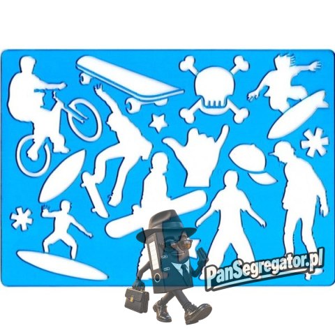 Szablon SPORT-SKATEBOARD 9820/11 KOH-I-NOOR