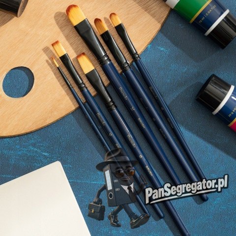Zestaw pędzli FINENOLO 6szt twardy nylon EC278 DELI