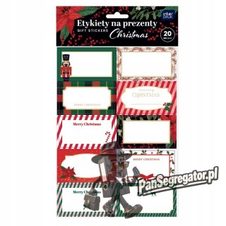 Etykiety na prezenty 20szt. CHRISTMAS INTERDRUK
