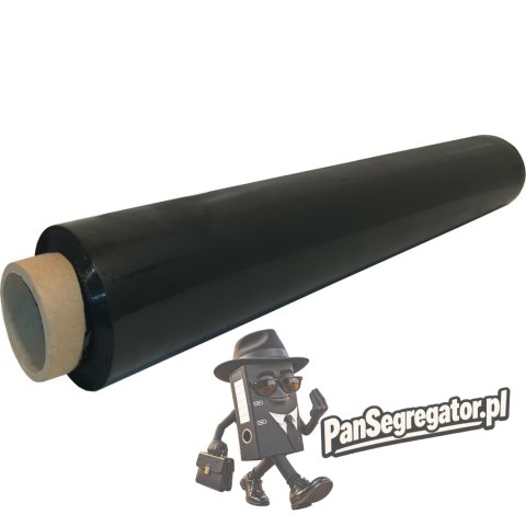 Folia stretch 23mic czarna 150m 1,2kg 250.007