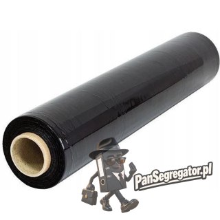 Folia stretch EMERSON 2,5kg netto 23mic czarna folstr500/23/2.50c