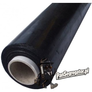 Folia stretch NATUNA 1,5kg 23mic czarna rozciągliwość 170% (około 140m)