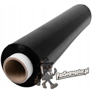 Folia stretch NATUNA 2,5kg 23mic czarna rozciągliwość 170% (około 230m)