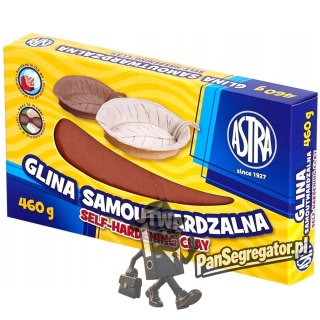 Glina rzeźbiarska samoutwardzalna masa plastyczna 460g beżowa 83810909 ASTRA