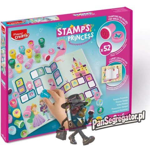 Kolorowe Stempelki Świat Księżniczek Creativ 907072 MAPED