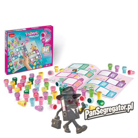 Kolorowe Stempelki Świat Księżniczek Creativ 907072 MAPED