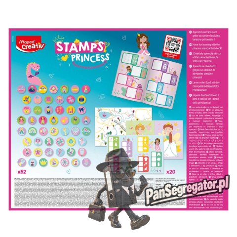 Kolorowe Stempelki Świat Księżniczek Creativ 907072 MAPED