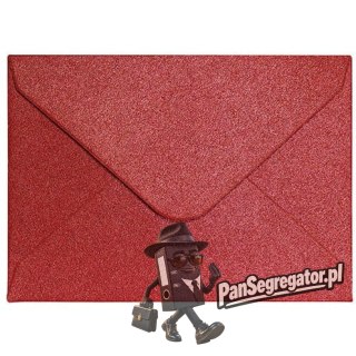 Koperta 70x100 PEARL czerwony K 150g. (10szt.) 280438 Galeria Papieru