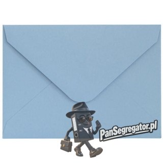 Koperta 70x100 gładki c.niebieski satyna 130g. (10szt.) 280431 Galeria Papieru