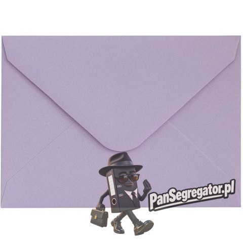 Koperta 70x100 gładki lawendowy satyna 130g/m2(10sztuk) 280434 Galeria Papieru