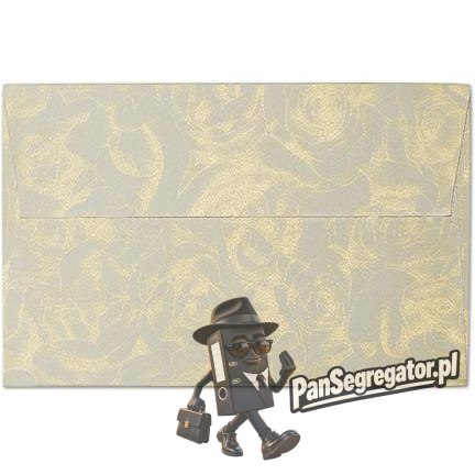 Koperta 70x110mm RÓŻE kremowy P 120g. (10szt.) 280405 Galeria Papieru