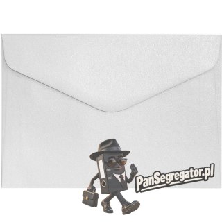 Koperta B6 Pearl biały K 150g. (10szt.) 280839 Galeria Papieru