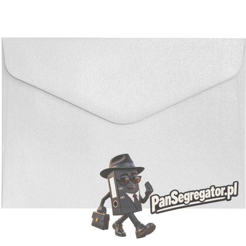 Koperta B6 Pearl biały K 150g. (10szt.) 280839 Galeria Papieru