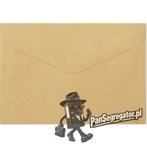 Koperta B6 Pearl złoty K 150g (10szt.) 280888 Galeria Papieru