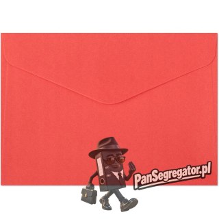 Koperta B6 czerwony K.110g. (20szt.) 280805 Galeria Papieru