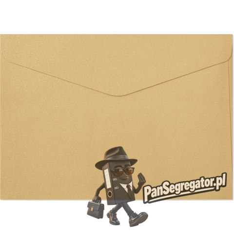Koperta C5 Pearl złoty K 150g. (10szt.) 280688 Galeria Papieru