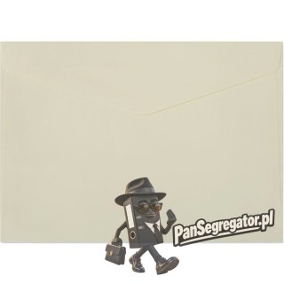 Koperta C5 gładki j.kremowy K 120g (10szt.)162x229mm 280629 Galeria Papieru