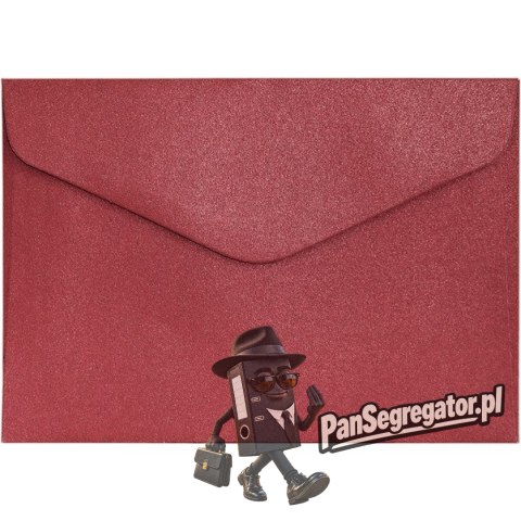 Koperta C6 Pearl czerwony (10szt.) 280238 Galeria Papieru