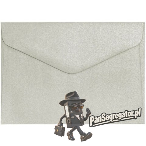 Koperta C6 Pearl jasno srebrna K 150g. (10szt.) 280240 Galeria Papieru