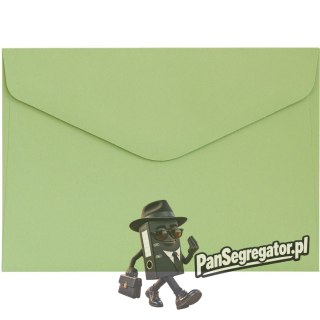 Koperta C6 gładki jasnozielony satynowany 130g. (10szt.) 280233 Galeria Papieru